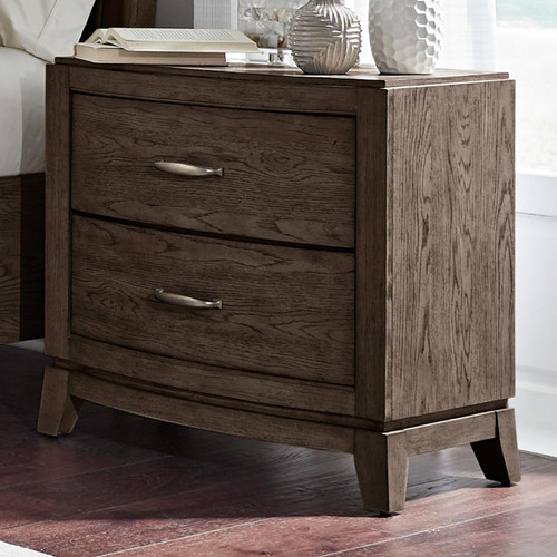 Avalon - Nightstand With Charging Station - Brown Avalon - Nightstand With Charging Station - Brown