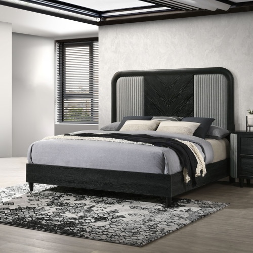 Skyline - Queen Bed - Black / Gray