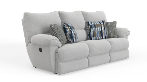 Lenny - Power Lay Flat Reclining Sofa - Winter