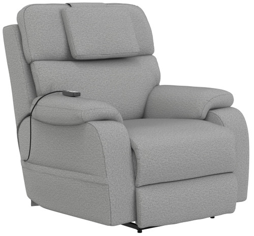 Dreamtime - Power Headrest Power Lay Flat Recliner With CR3 Heat/Massage/Zero Gravity - Steel