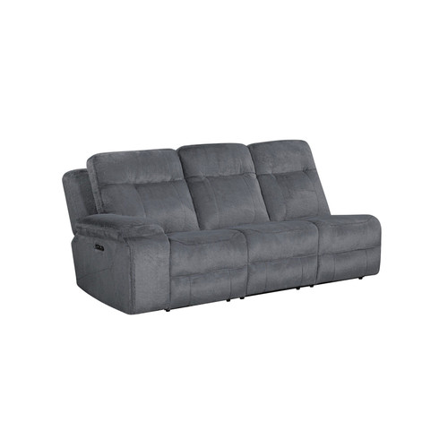 Teddy - LAF Sofa With Power Headrest & Footrest - Gray Teddy - LAF Sofa With Power Headrest & Footrest - Gray