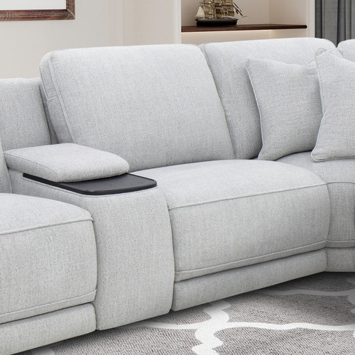 Blake - Armless Recliner P2 & Zero Wall - Estero Smoke