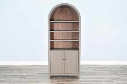 Arched Display Cabinet With Doors - Pavestone