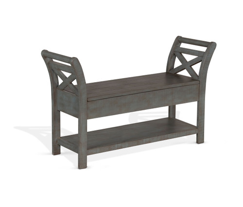 48" Accent Bench With Storage - Little Boy Blue