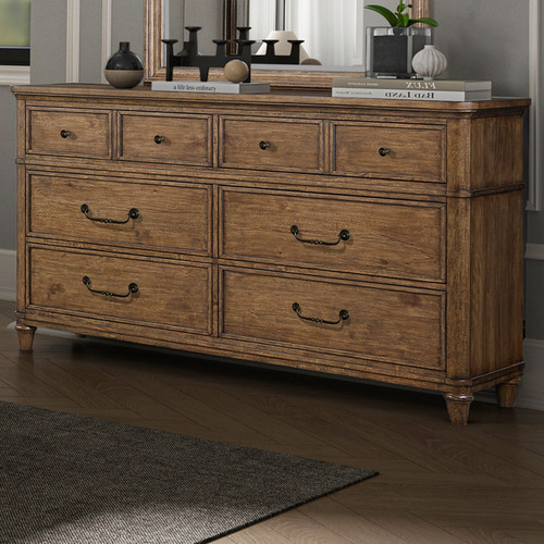 Harrison Heights - 6 Drawer Dresser - Sienna