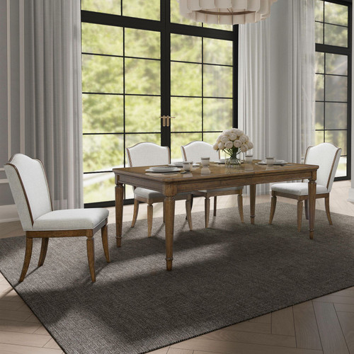 Harrison Heights - 5 Piece Rectangular Table Set - Sienna