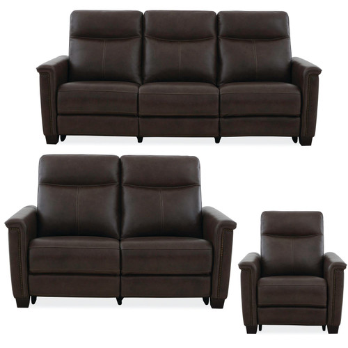 Crawford - Sofa With Loveseat & Recliner - Finch Cacao
