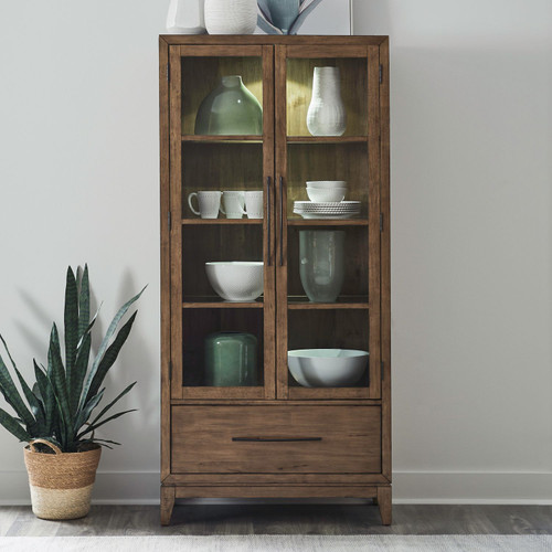 Shaker Lakes - Bunching Display Cabinet - Harvest Brown