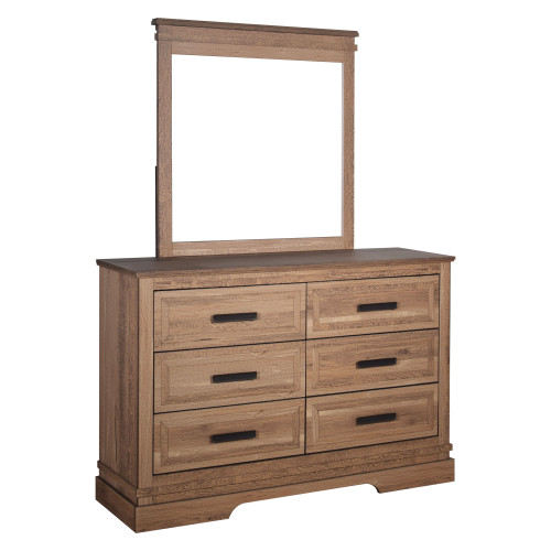 Coventry Hall - Dresser & Mirror - Brown