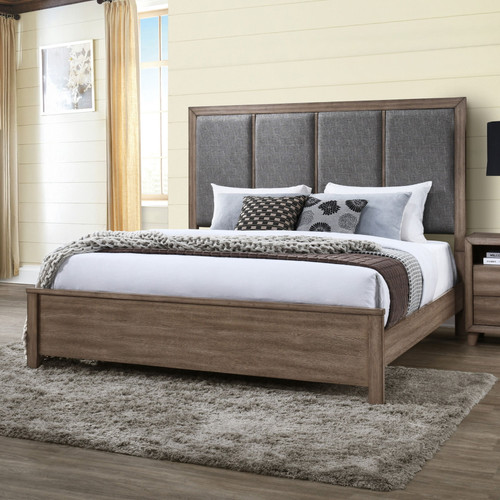 Harrisburg - Western King Bed - Walnut
