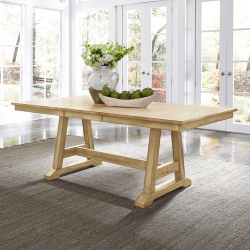Lindsey Farm - Trestle Table - Light Brown