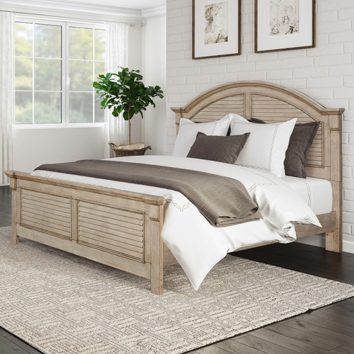 Summer House - King Panel Bed - Brown