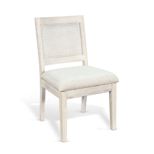 Cane Back Dining Chair (Set of 2) - Light Gray