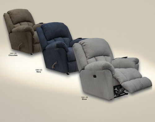 Blarney - Rocker Recliner With Heat & Massage - Chocolate