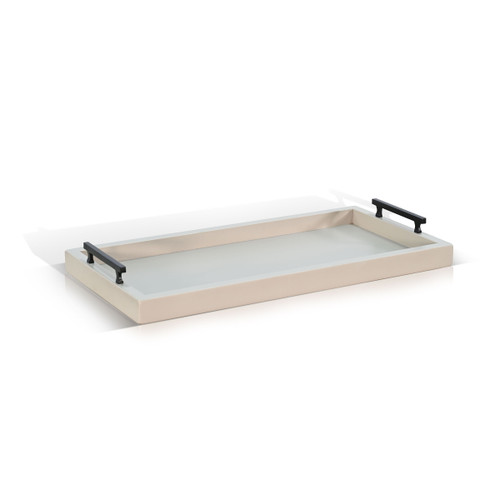 Tessa - Rectangular Wood Dining Table Tray - Pavestone