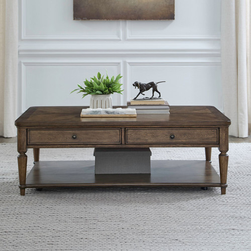 Harrison Heights - Cocktail Table - Brown