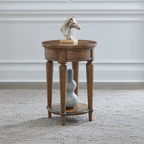 Harrison Heights - Chairside Table - Brown