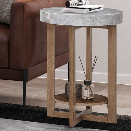Danby - Chairside Table - White