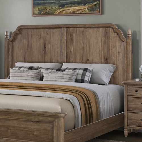 Hickory Grove - Queen Panel Headboard - Brown