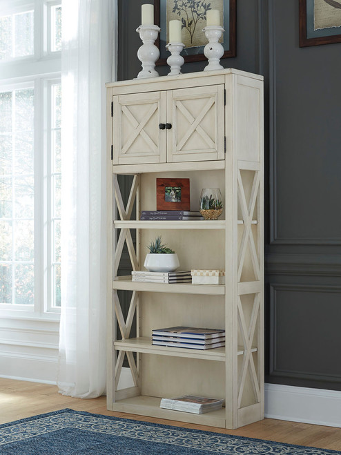 two tone bookcases