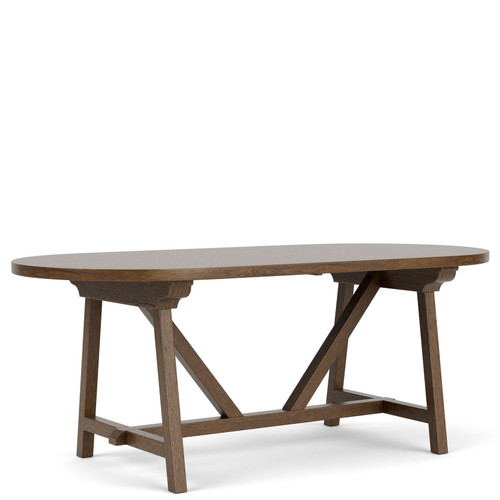 Calhoun - Oval Dining Table - Whiskey Oak