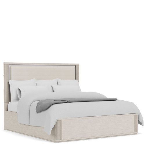 Alexis - Queen / King Bed Rails - Latte Essence
