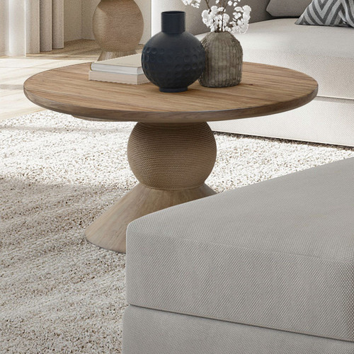 Briarcrest - Round Cocktail Table Base - Tobacco