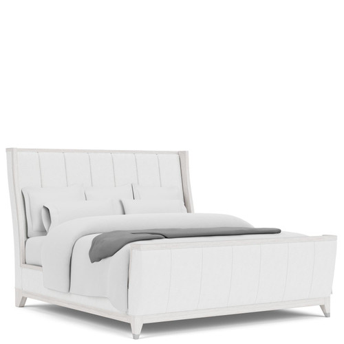 Hepburn - King Upholstered Bed - White