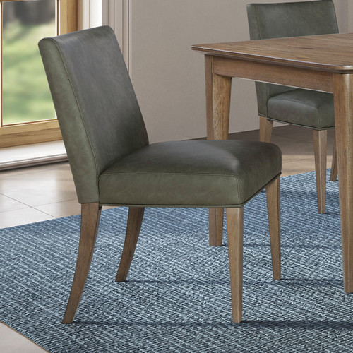 Hendrix Place - Upholstered Side Chair (RTA) - Natural / Dark Gray