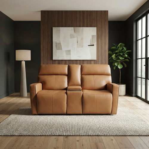 Chase - Loveseat With Console P3 & ZG - Oslo Antelope