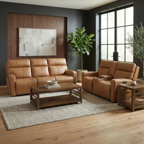 Chase - Sofa & Loveseat - Oslo Antelope