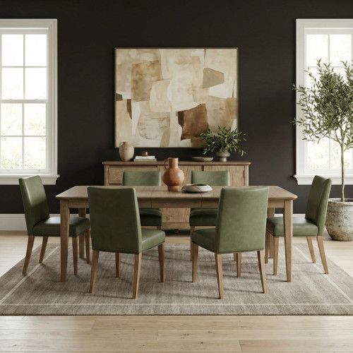 Hendrix Place - 7 Piece Rectangular Table Set - Natural