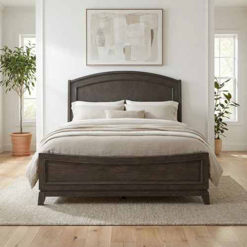 Avalon - Queen Panel Bed - Coffee Bean
