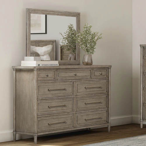 Rochelle Park - Dresser & Mirror - Smokey Taupe