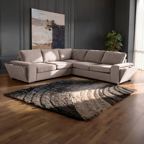 Dayne - RAF Sleeper Loveseat - Gray