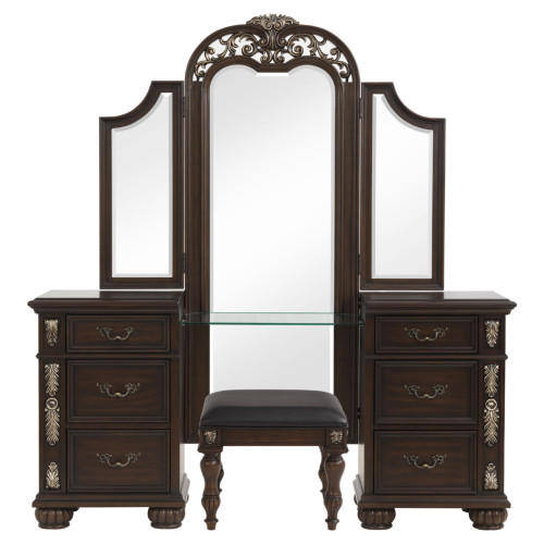 Maximus - 3 Piece Vanity Set - Madeira