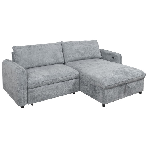 Finn - 2 Piece Sectional (LAF Sofa/Chaise) - Gray