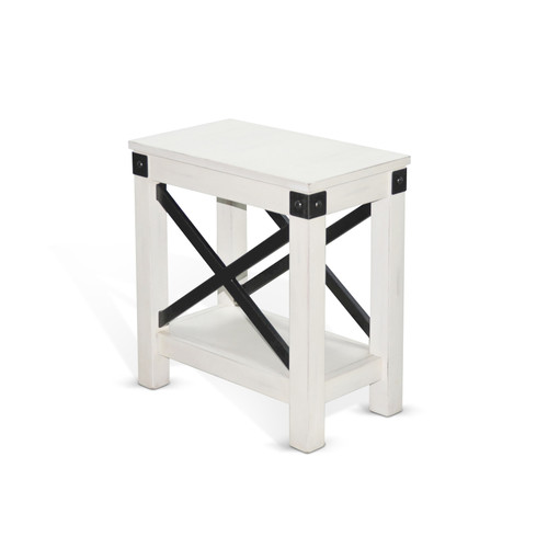 Bayside - Chair Side Table - White