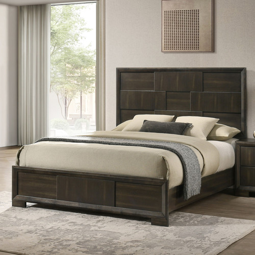 Langston - 6/0 California King Panel Side Rails - Espresso