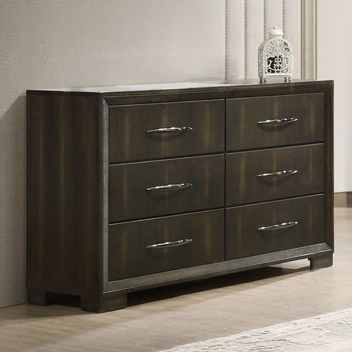 Langston - 6 Drawer Dresser - Espresso