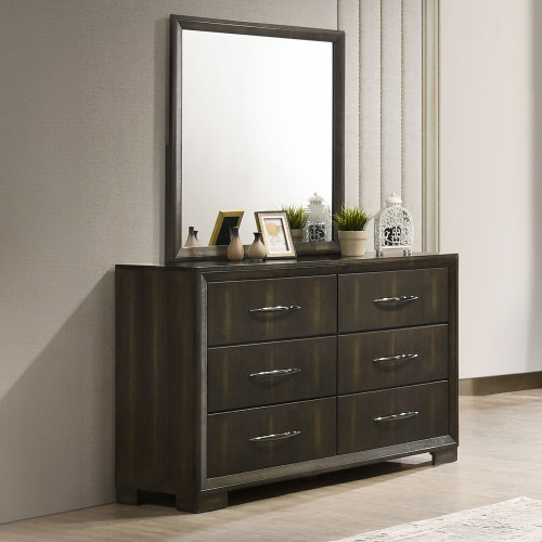 Langston - Dresser & Mirror - Espresso