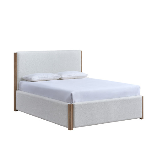 Anika - 6/0 Western King Bed Only - White / Natural