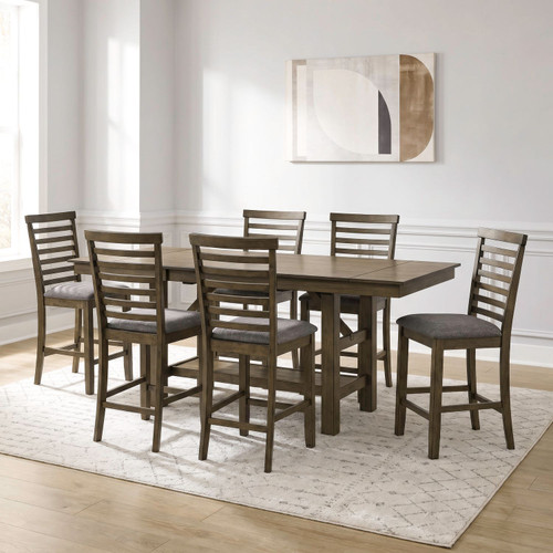Brook Bay - 7 Piece Gathering Table Set - Sandstone