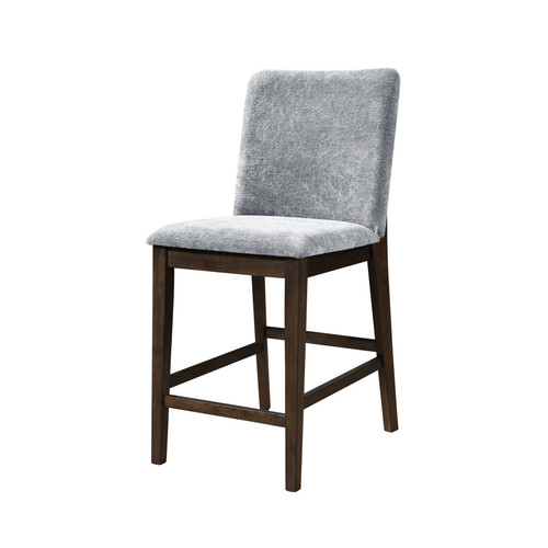 Kody - Upholstered Counter Chair (Set of 2) - Stone Gray