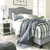 Jerary Gray Queen Upholstered Bed Tufted Headboard
