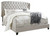 Jerary Gray Queen Upholstered Bed Tufted Headboard