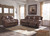 Rackingburg Mahogany 3 Pc. Reclining Sofa, Loveseat, Rocker Recliner