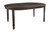 Adinton Reddish Brown Oval Dining Room Ext Table