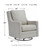 Kambria Frost Swivel Glider Accent Chair