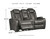 Turbulance Quarry Power Reclining Loveseat/Con/Adj Hdrst Turbulance Quarry Power Reclining Loveseat/Con/Adj Hdrst